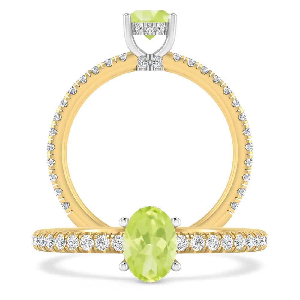 Yellow Gold - Peridot