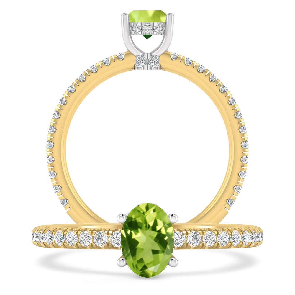 Yellow Gold - Peridot