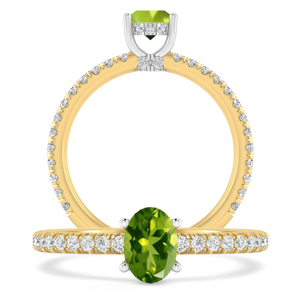 Yellow Gold - Peridot