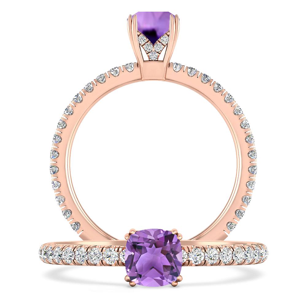 Rose Gold - Amethyst