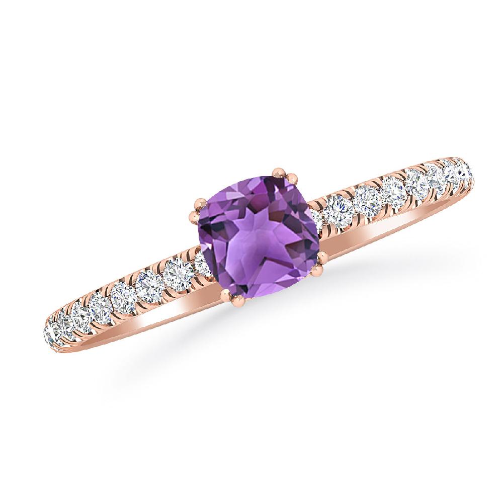 Rose Gold - Amethyst