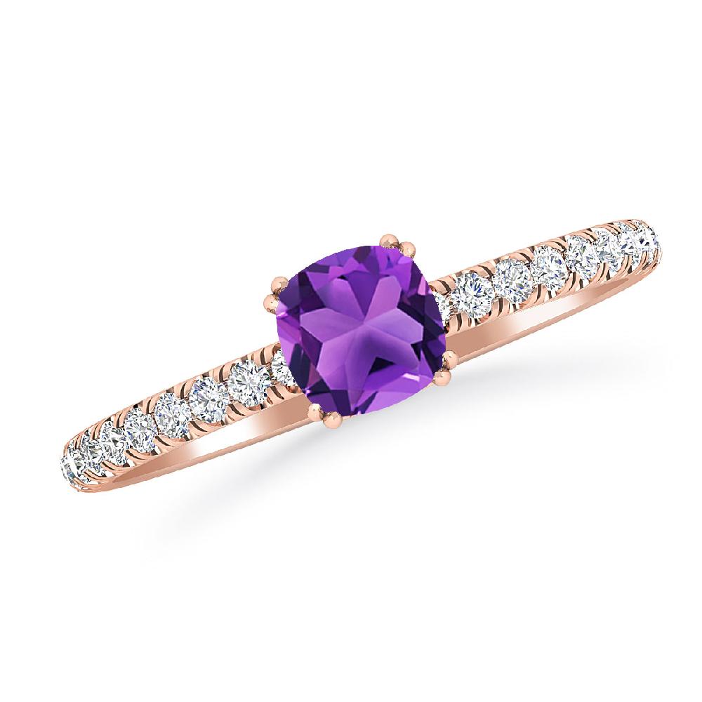 Rose Gold - Amethyst