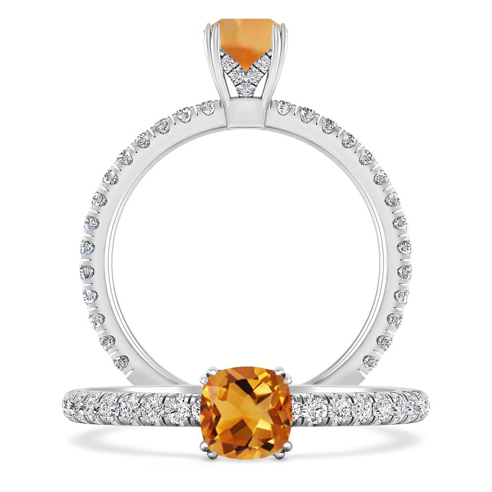 White Gold - Citrine