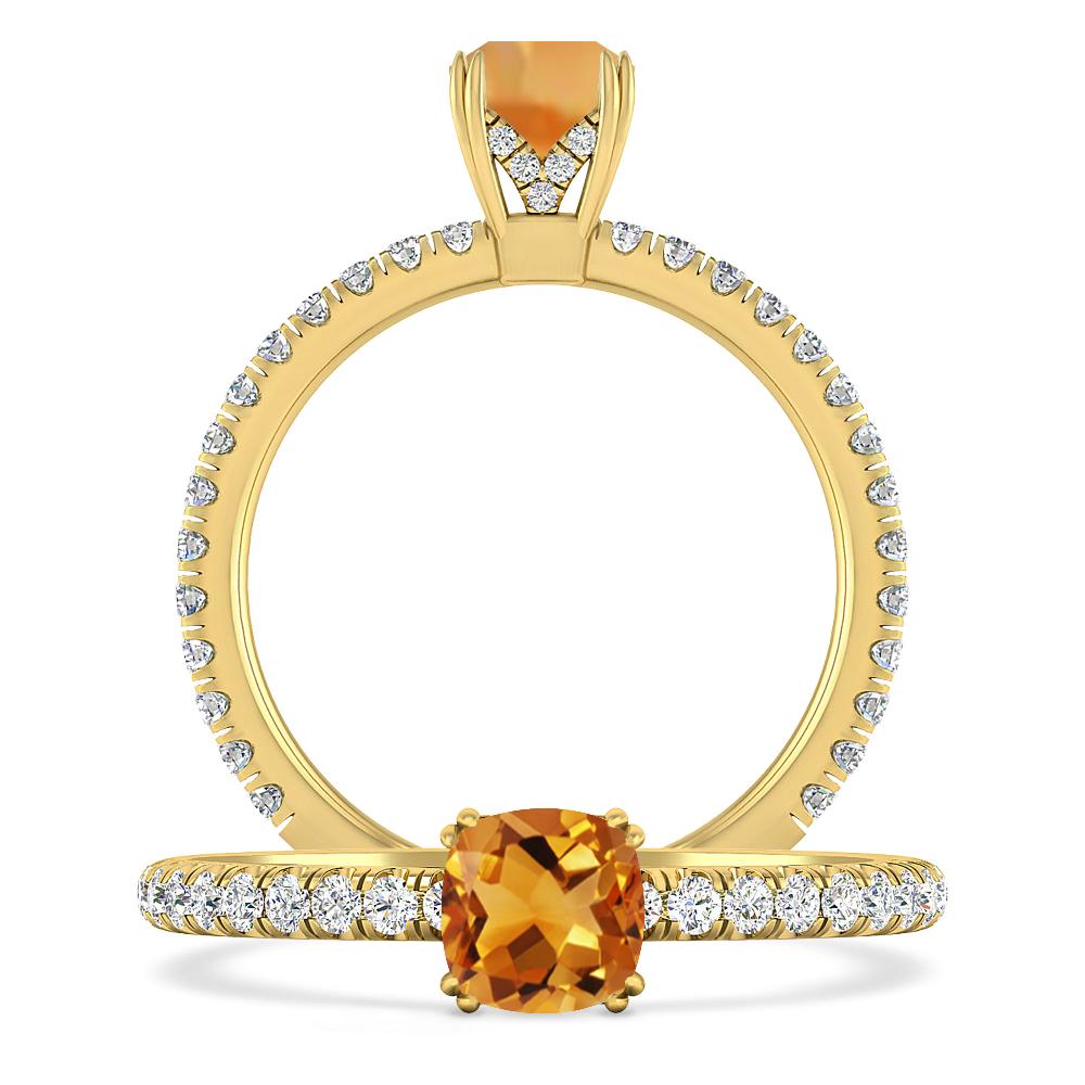 Yellow Gold - Citrine