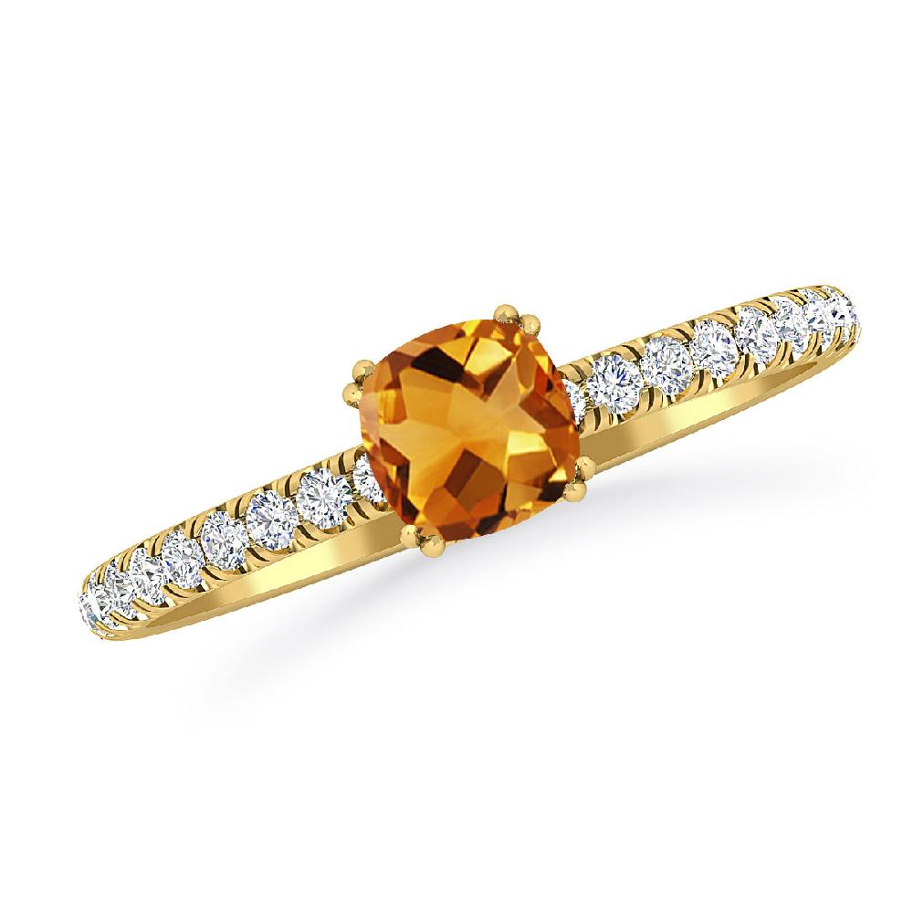 Yellow Gold - Citrine