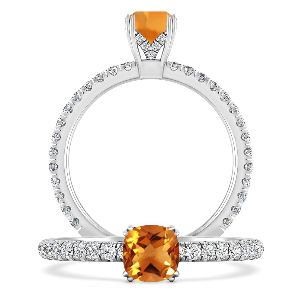 White Gold - Citrine