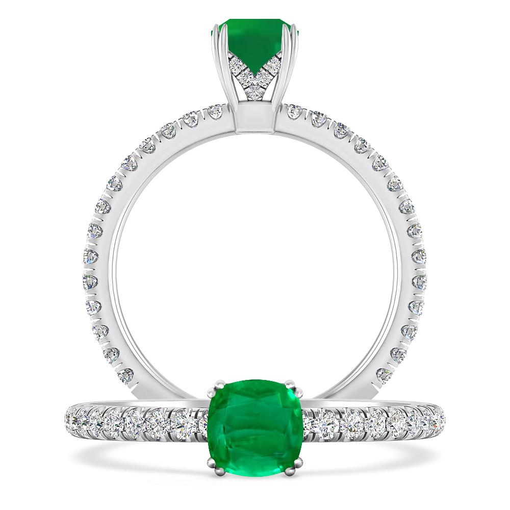 White Gold - Emerald