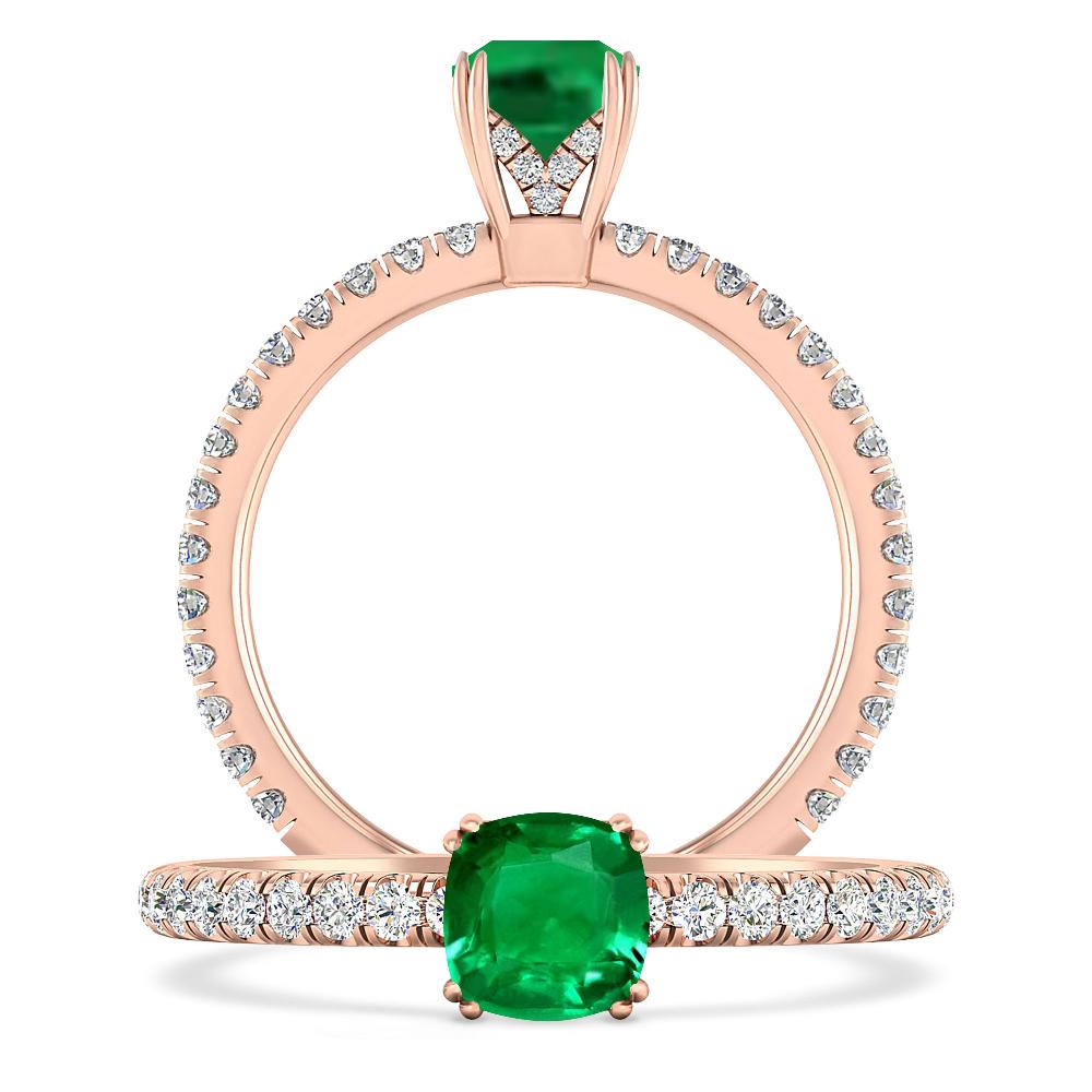 Rose Gold - Emerald
