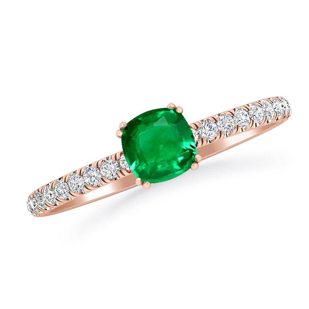 Rose Gold - Emerald
