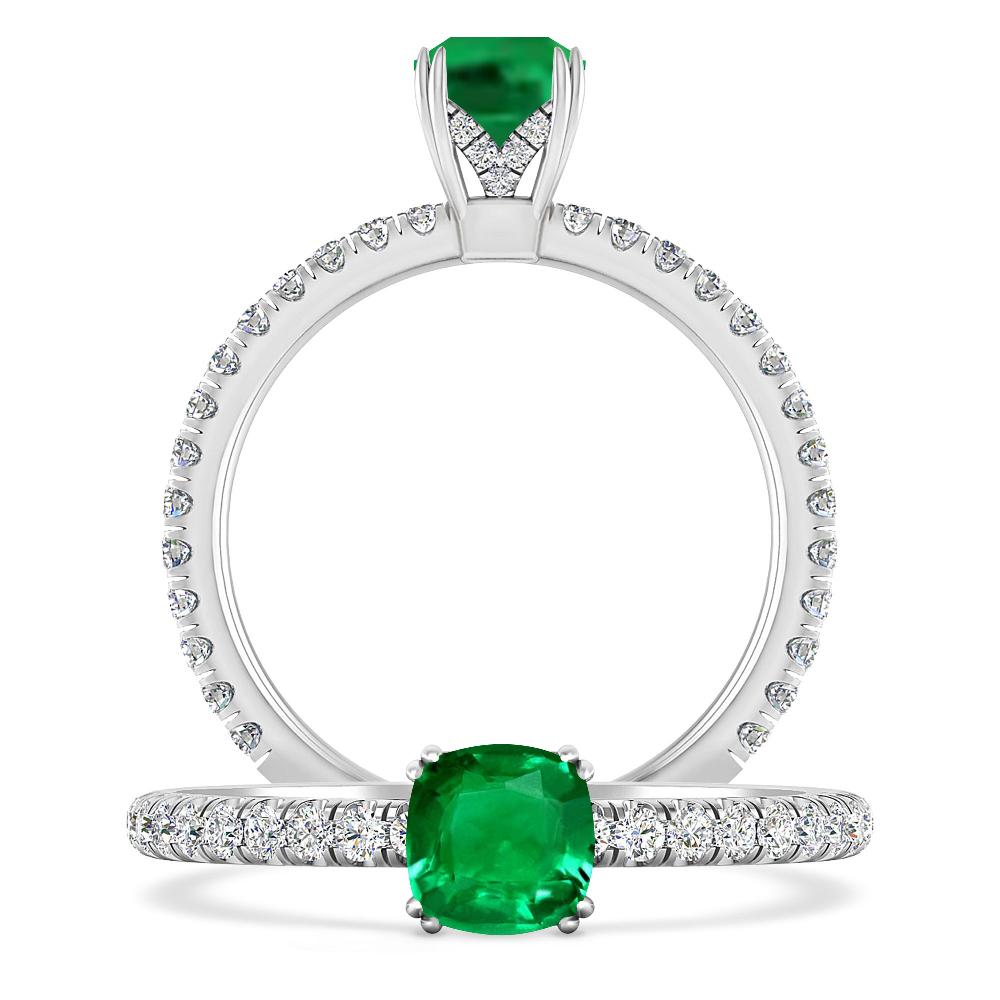 White Gold - Emerald