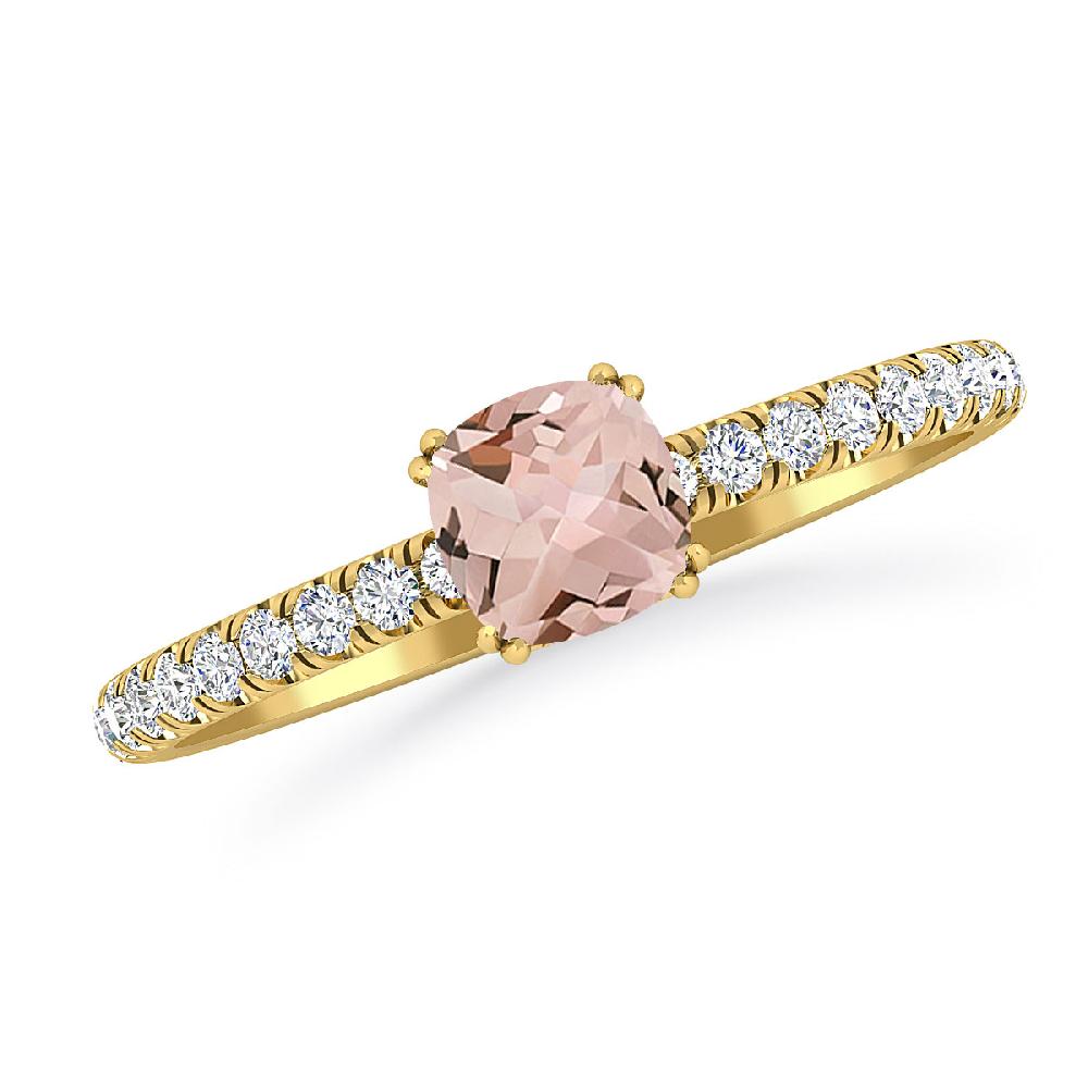 Yellow Gold - Morganite