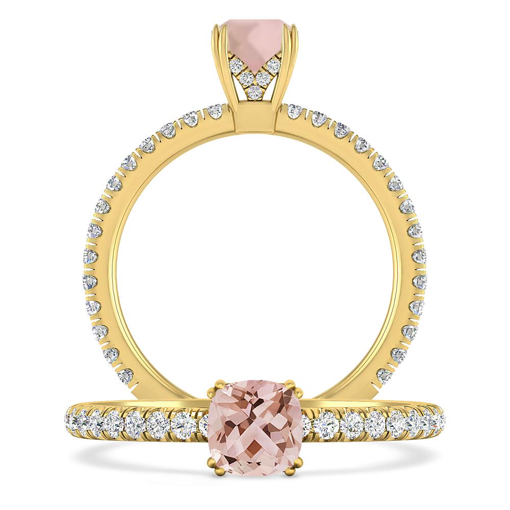 Yellow Gold - Morganite