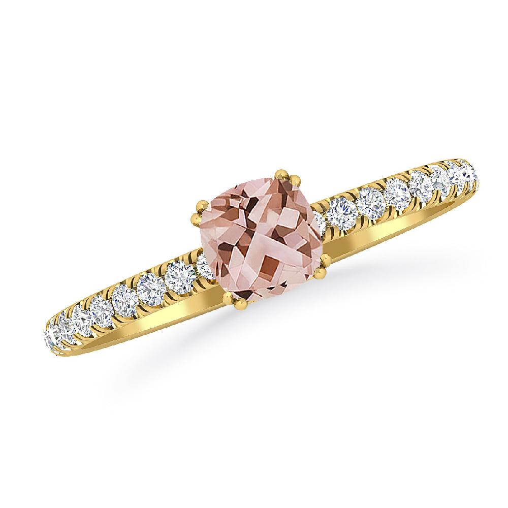 Yellow Gold - Morganite