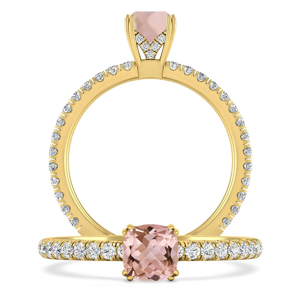 Yellow Gold - Morganite