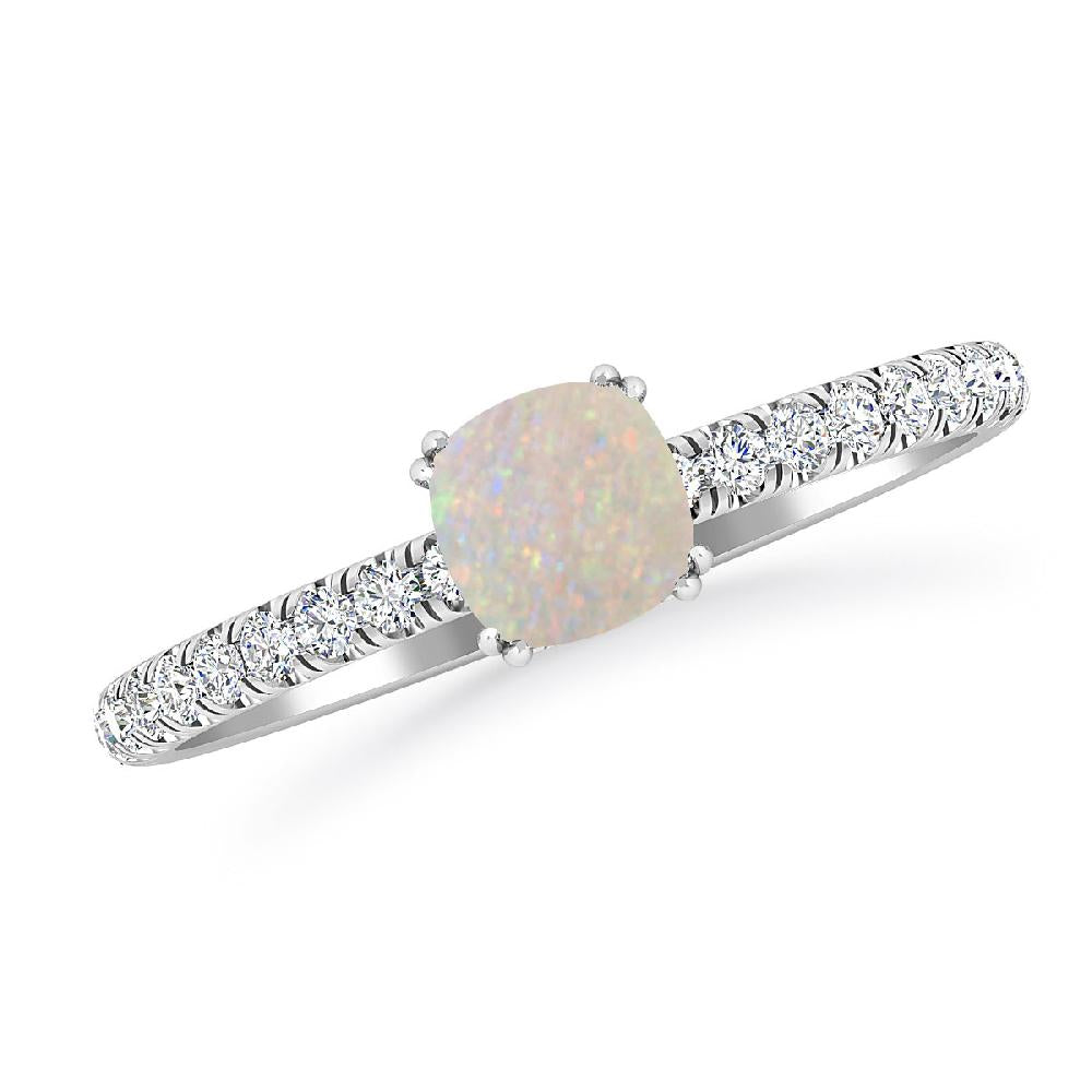 White Gold - Opal