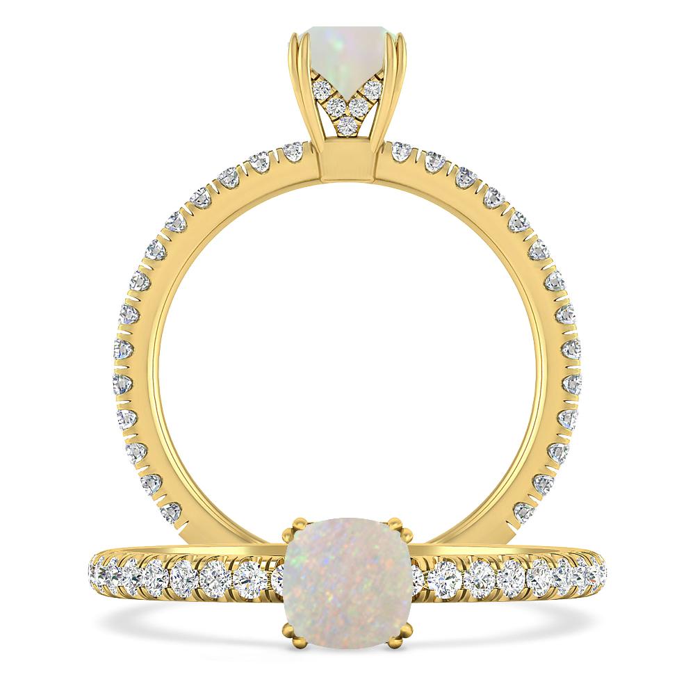 Yellow Gold - Opal