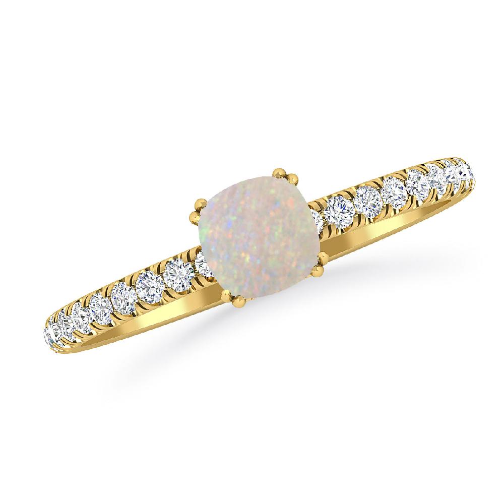 Yellow Gold - Opal