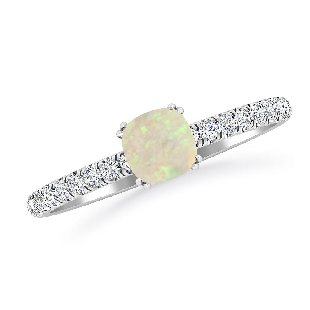 White Gold - Opal