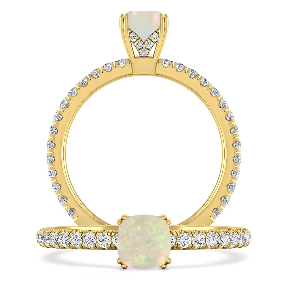 Yellow Gold - Opal