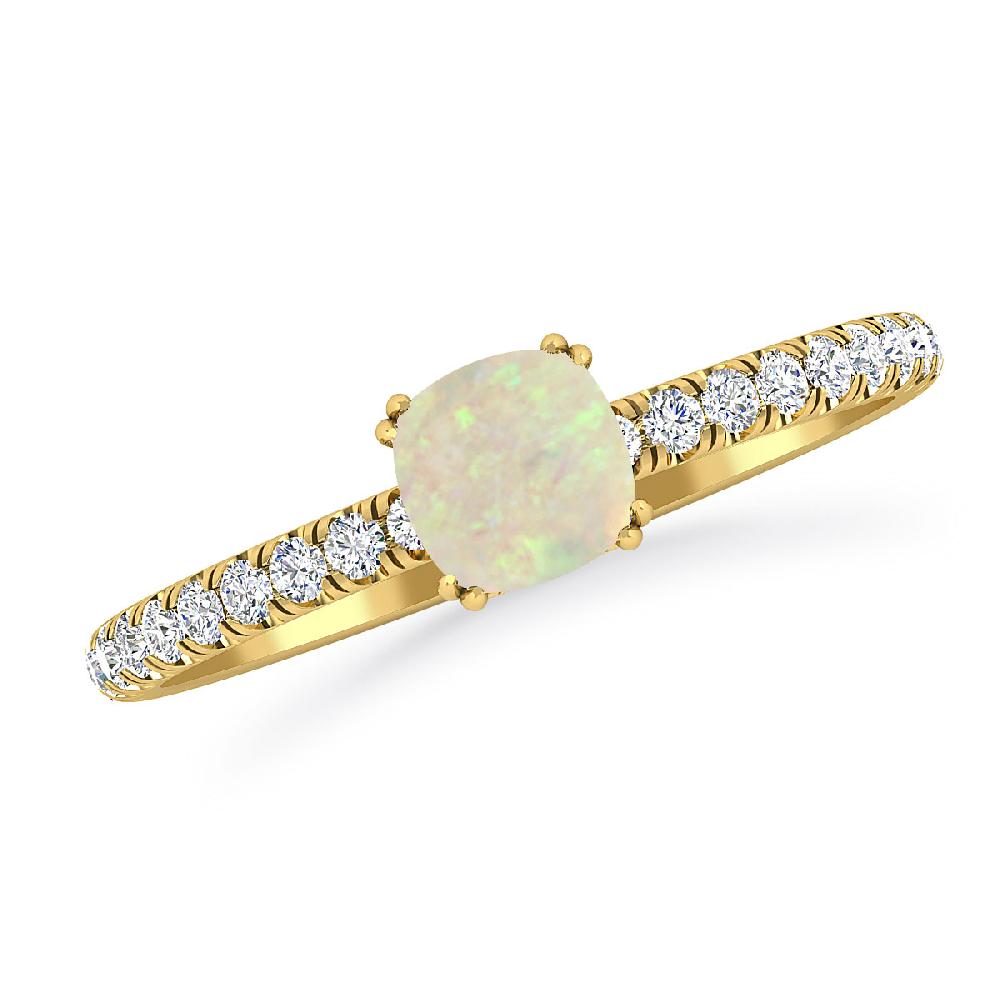 Yellow Gold - Opal