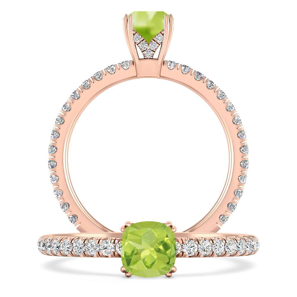 Rose Gold - Peridot