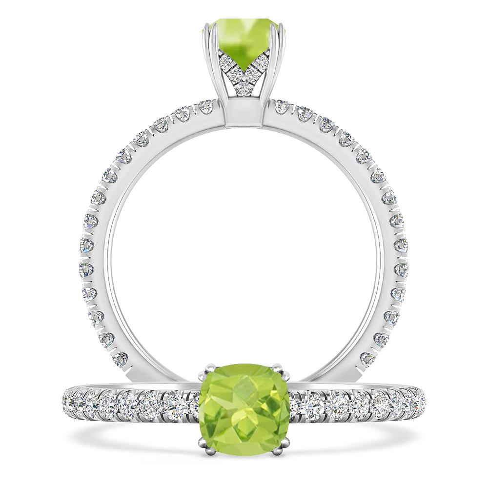 White Gold - Peridot