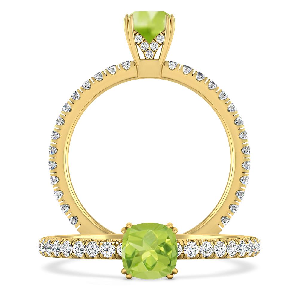 Yellow Gold - Peridot