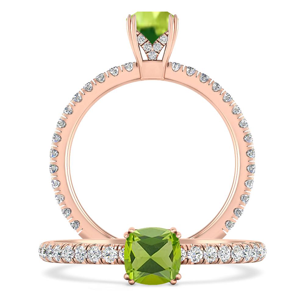 Rose Gold - Peridot