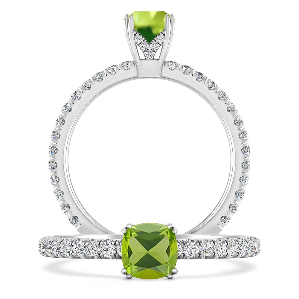 White Gold - Peridot
