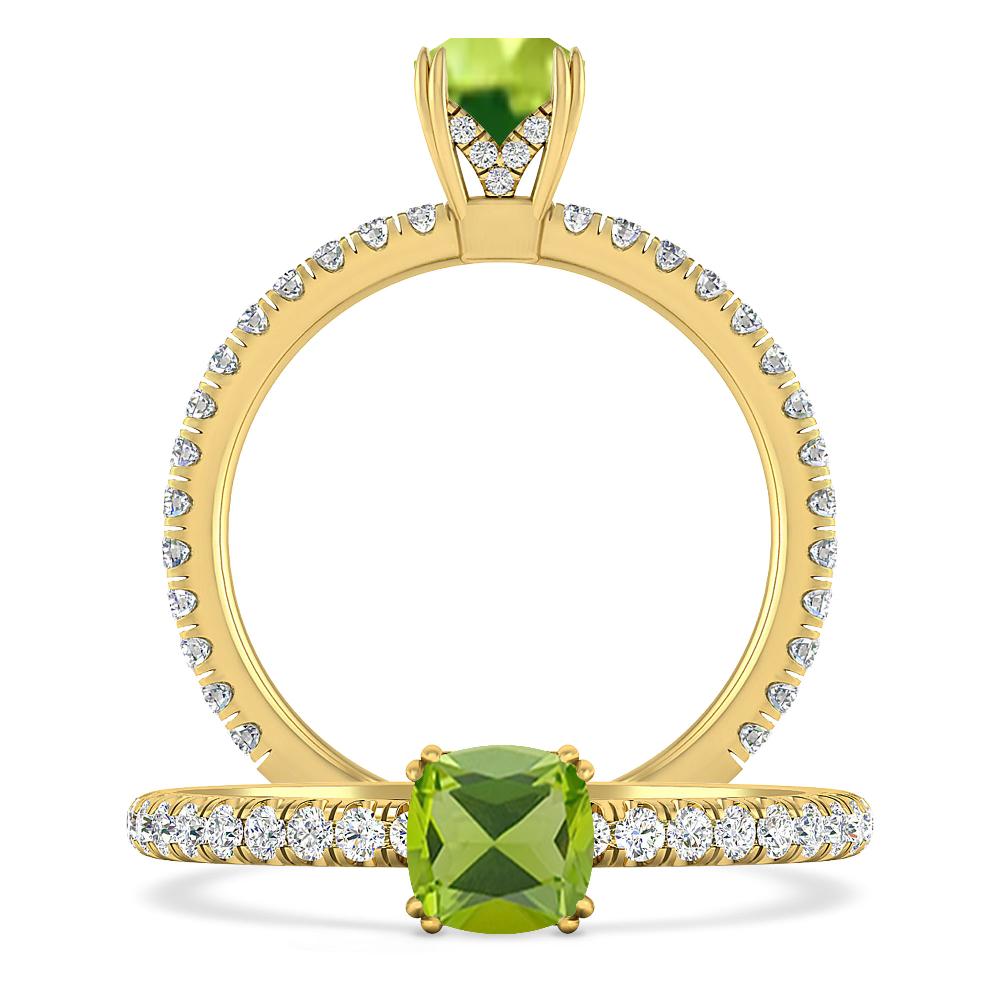 Yellow Gold - Peridot