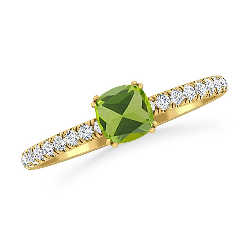 Yellow Gold - Peridot