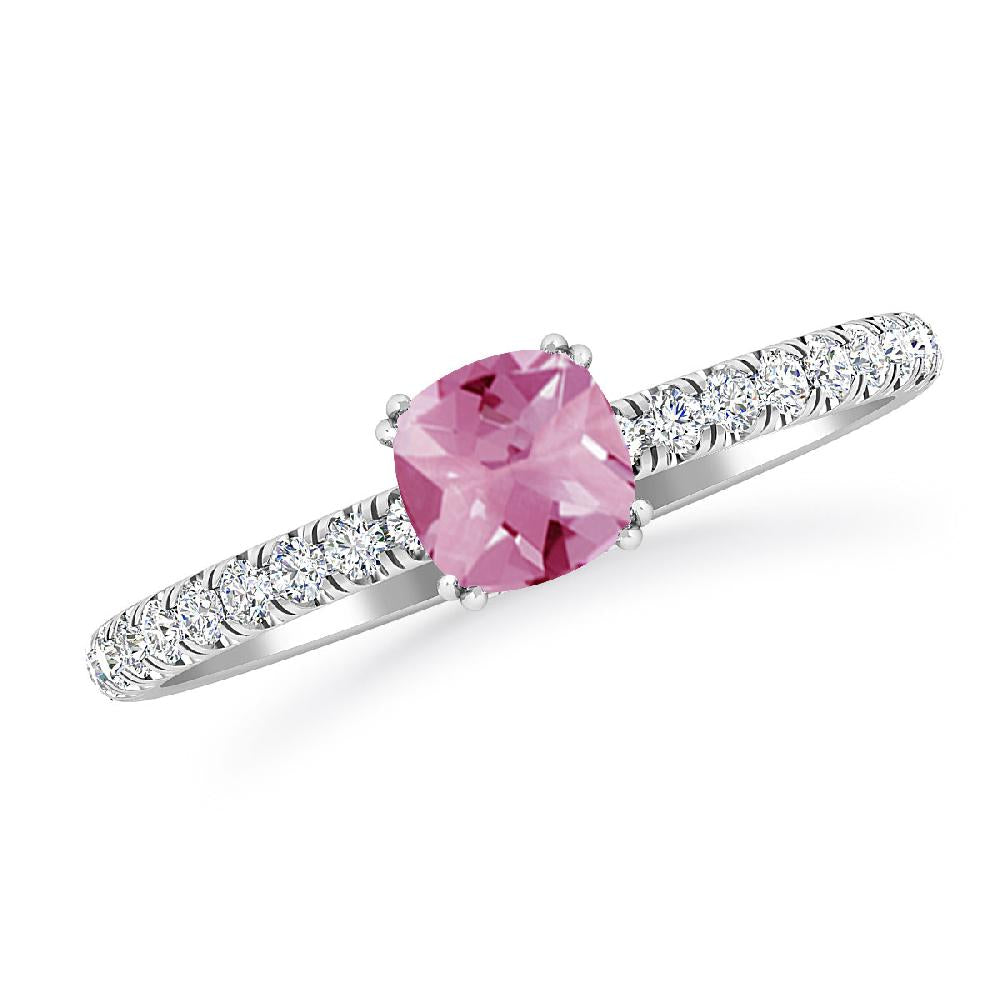 White Gold - Pink Tourmaline