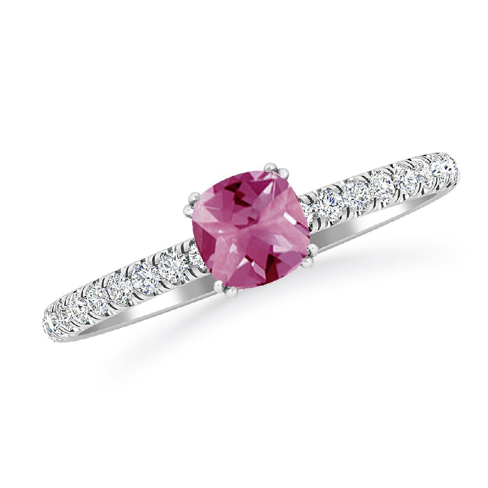 White Gold - Pink Tourmaline