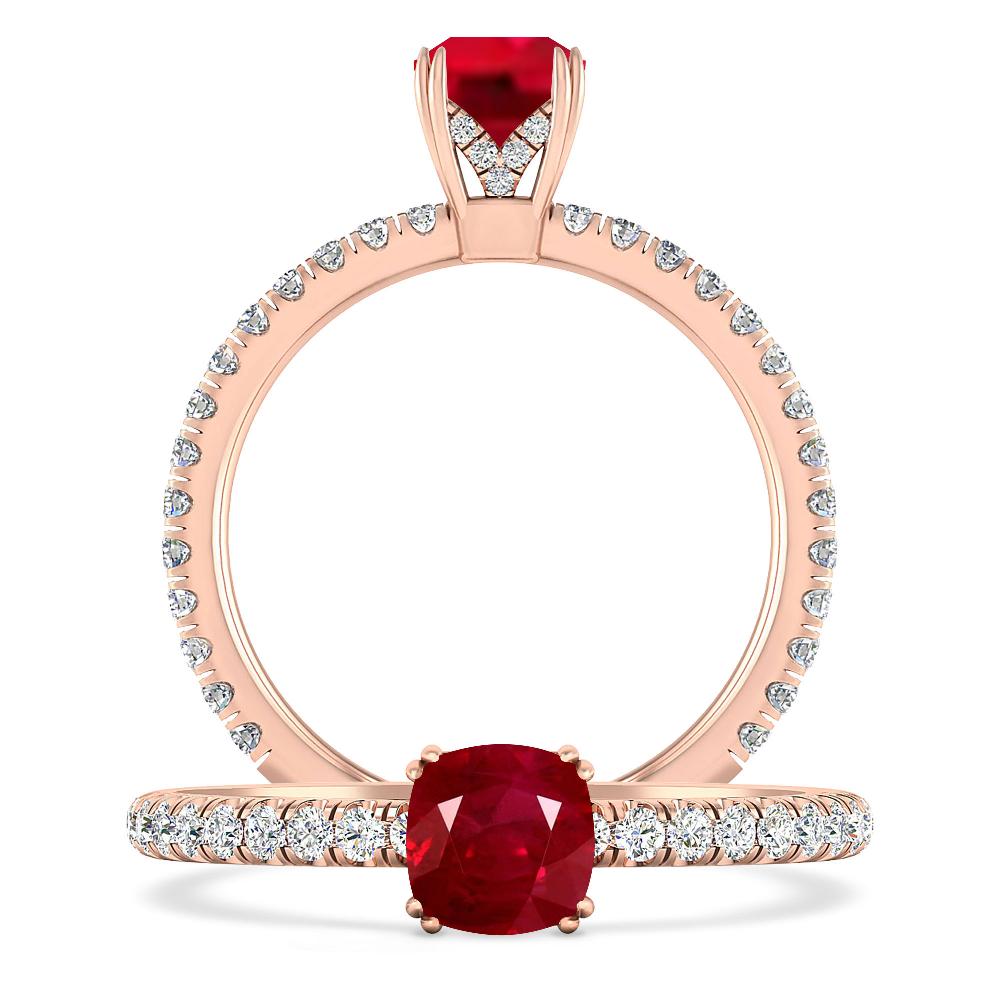 Rose Gold - Ruby
