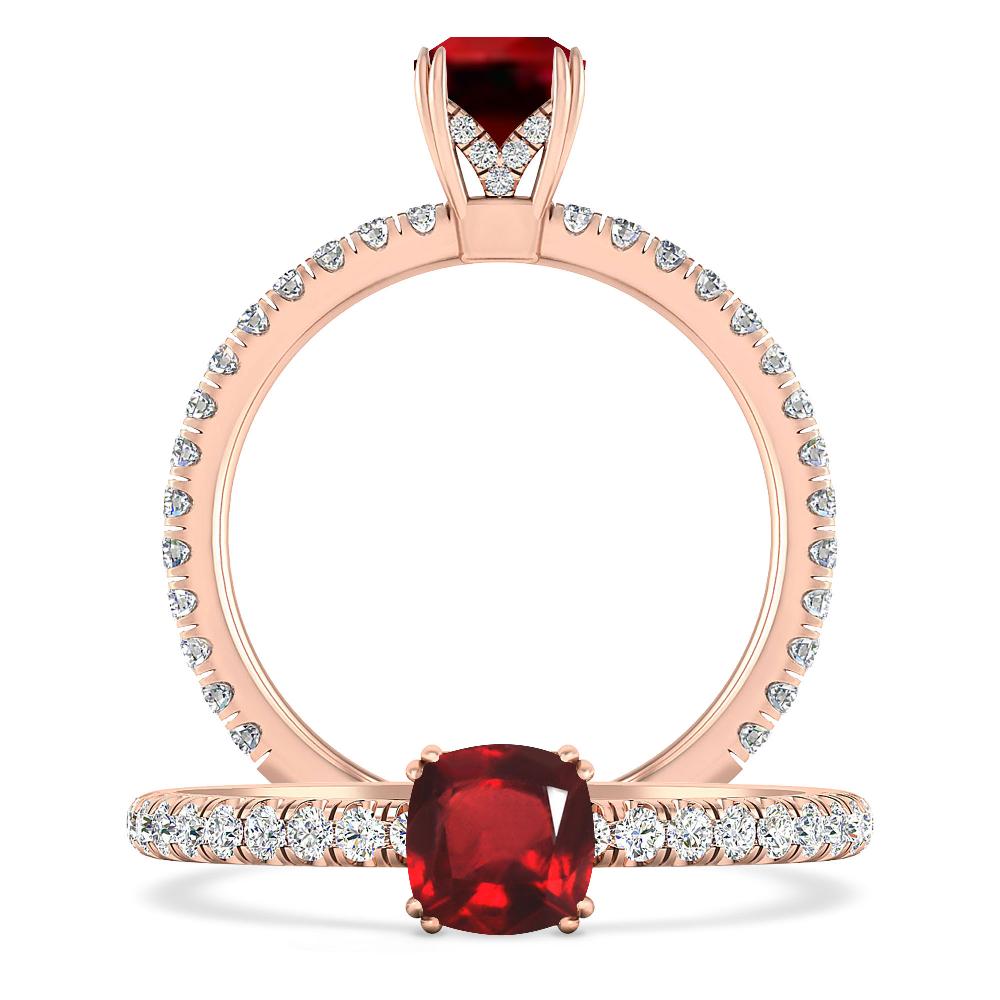 Rose Gold - Ruby
