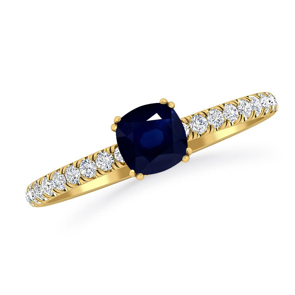 Yellow Gold - Sapphire