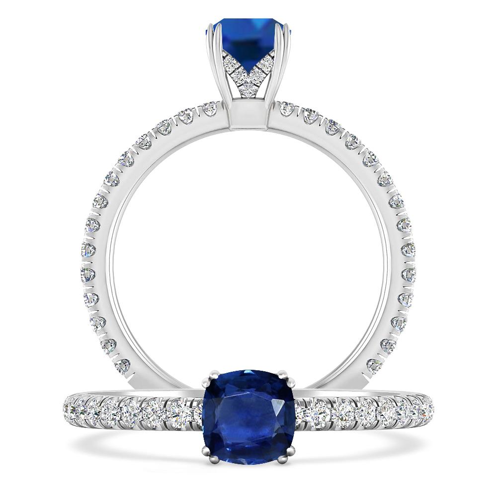 White Gold - Sapphire