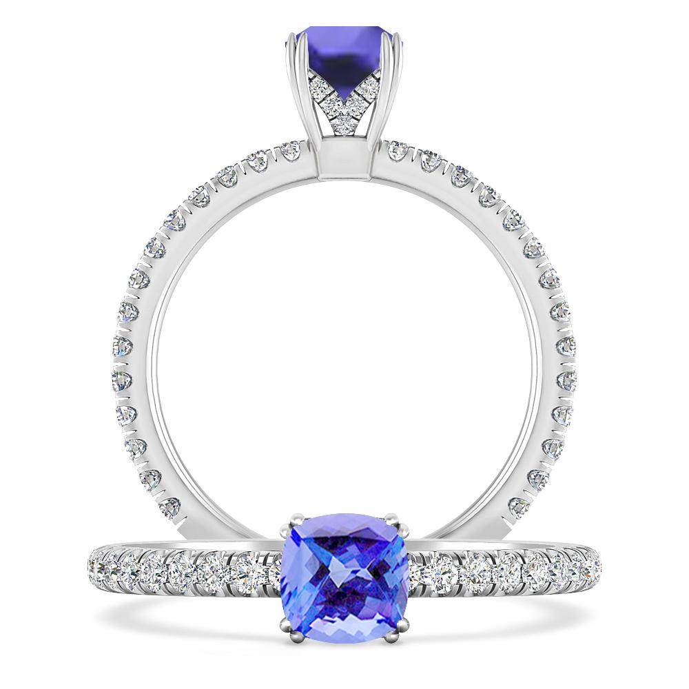 White Gold - Tanzanite