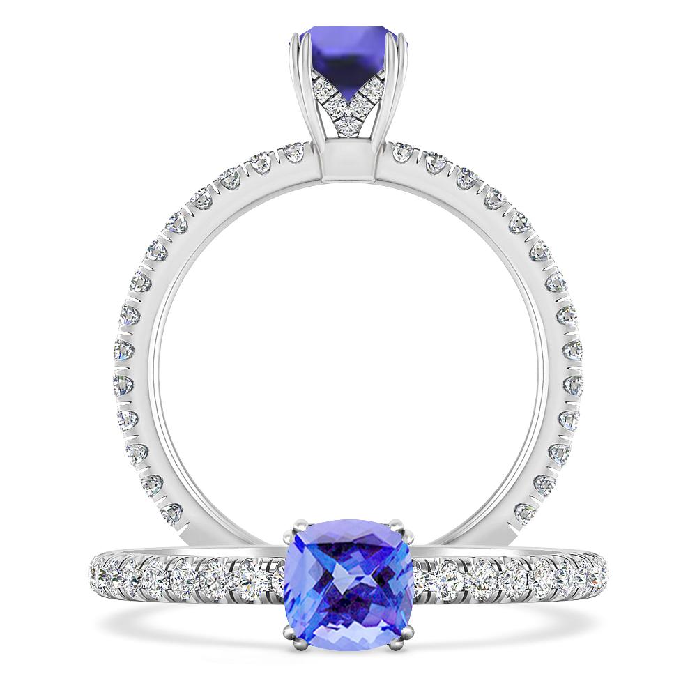 White Gold - Tanzanite