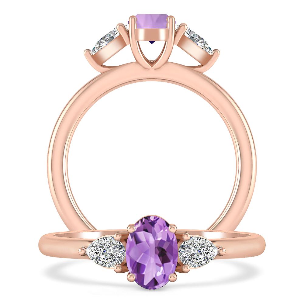 Rose Gold - Amethyst