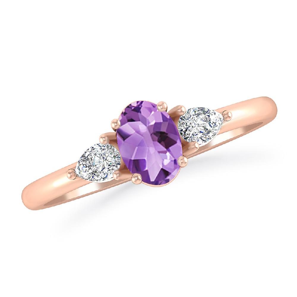 Rose Gold - Amethyst