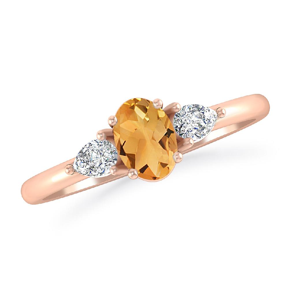 Rose Gold - Citrine