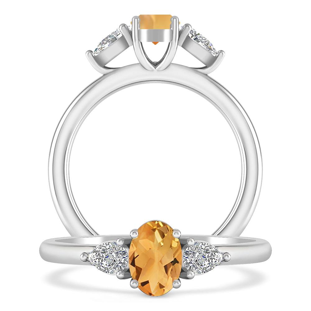 White Gold - Citrine