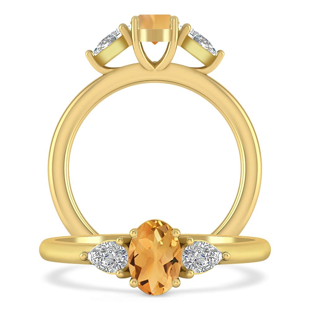 Yellow Gold - Citrine