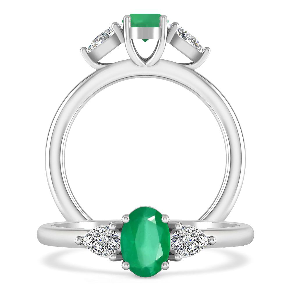 White Gold - Emerald