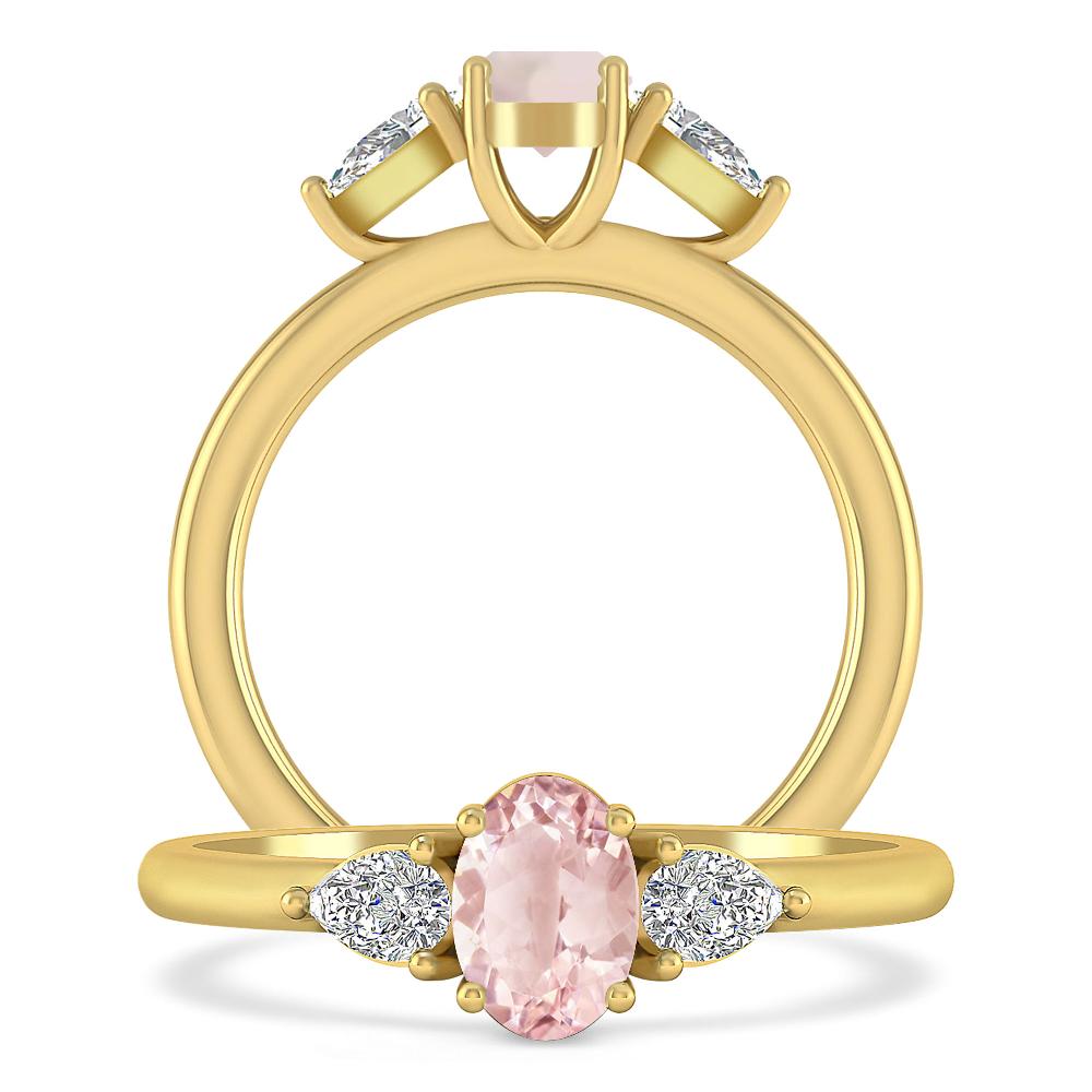Yellow Gold - Morganite