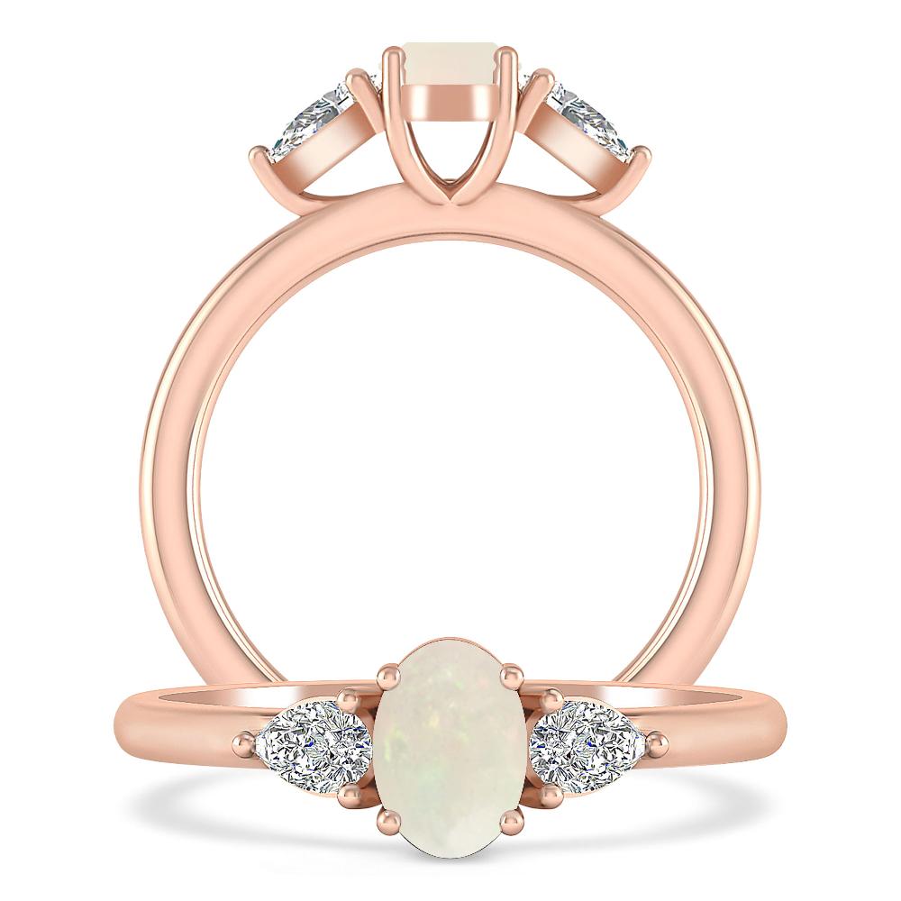 Rose Gold - Opal
