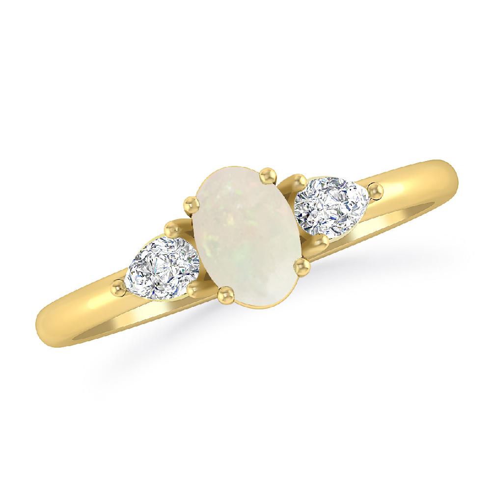 Yellow Gold - Opal