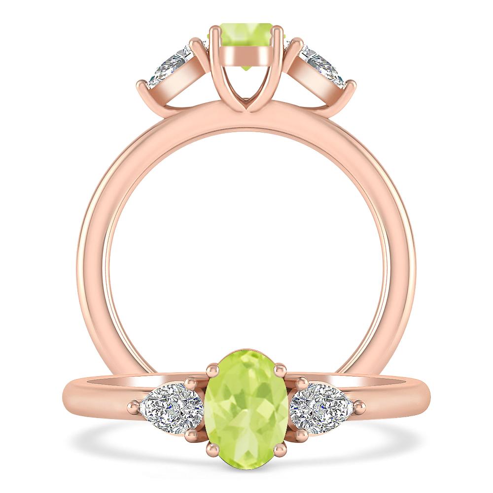 Rose Gold - Peridot