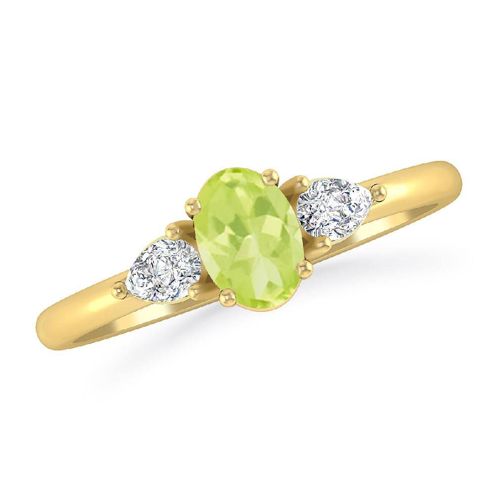Yellow Gold - Peridot